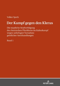 表紙画像: Der Kampf gegen den Klerus 1st edition 9783631824528