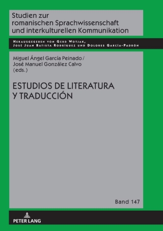 Imagen de portada: Estudios de literatura y traducción 1st edition 9783631806449