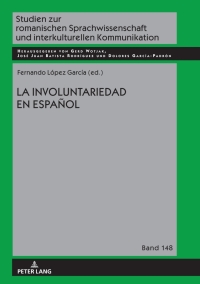 Cover image: La involuntariedad en español 1st edition 9783631813898