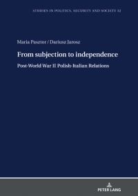 Titelbild: From Subjection to Independence 1st edition 9783631822876