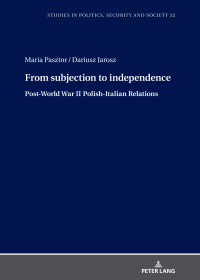 Cover image: From Subjection to Independence 1st edition 9783631822876