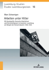 صورة الغلاف: Arbeiten unter Hitler 1st edition 9783631780459
