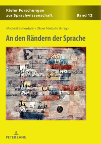 Cover image: An den Raendern der Sprache 1st edition 9783631816219