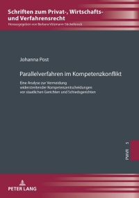 Imagen de portada: Parallelverfahren im Kompetenzkonflikt 1st edition 9783631811344