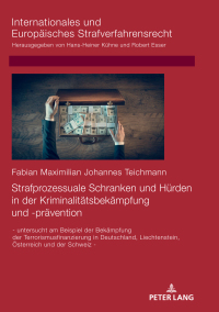 Omslagafbeelding: Strafprozessuale Schranken und Huerden in der Kriminalitaetsbekaempfung und -praevention 1st edition 9783631828243