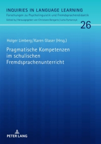 Cover image: Pragmatische Kompetenzen im schulischen Fremdsprachenunterricht 1st edition 9783631828090