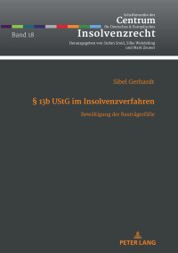 صورة الغلاف: § 13b UStG im Insolvenzverfahren 1st edition 9783631820049