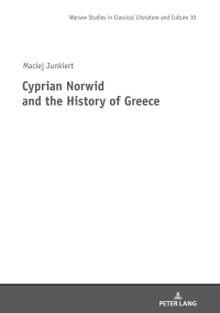 Cover image: Cyprian Norwid and the History of Greece 1st edition 9783631830772