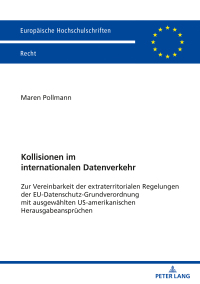 صورة الغلاف: Kollisionen im internationalen Datenverkehr 1st edition 9783631826409