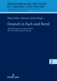 صورة الغلاف: Deutsch in Fach und Beruf 1st edition 9783631795538
