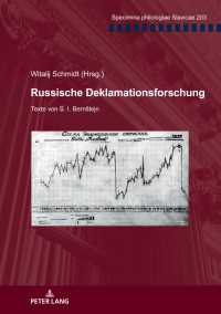 صورة الغلاف: Russische Deklamationsforschung 1st edition 9783631832592