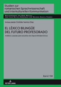 Imagen de portada: El léxico bilinguee del futuro profesorado 1st edition 9783631827802