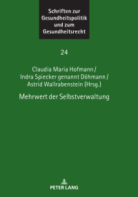 Imagen de portada: Mehrwert der Selbstverwaltung 1st edition 9783631811245