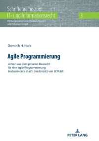 Cover image: Agile Programmierung 1st edition 9783631829189