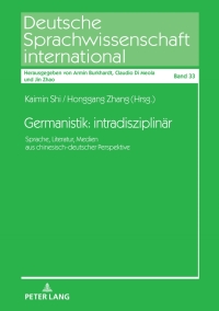 Cover image: Germanistik: intradisziplinaer 1st edition 9783631775905