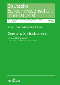 Imagen de portada: Germanistik: intradisziplinaer 1st edition 9783631775905