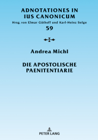 صورة الغلاف: Die Apostolische Paenitentiarie 1st edition 9783631833681