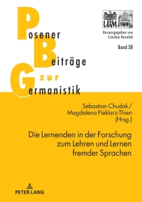 Cover image: Die Lernenden in der Forschung zum Lehren und Lernen fremder Sprachen 1st edition 9783631815922