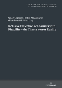Omslagafbeelding: Inclusive Education of Learners with Disability – The Theory versus Reality 1st edition 9783631834183