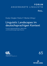 Immagine di copertina: Linguistic Landscapes im deutschsprachigen Kontext 1st edition 9783631791103