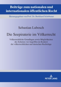 Cover image: Die Seepiraterie im Voelkerrecht 1st edition 9783631818275