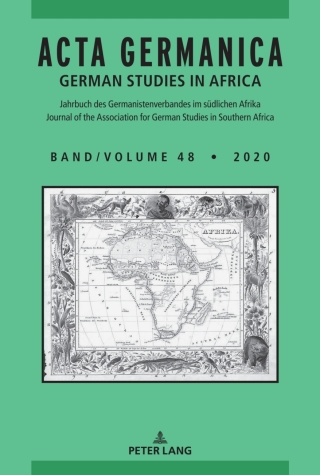 Imagen de portada: Acta Germanica 1st edition 9783631842874