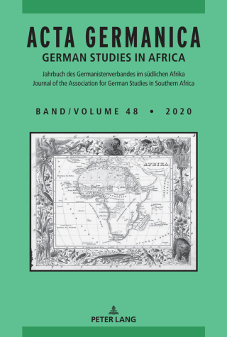 Imagen de portada: Acta Germanica 1st edition 9783631842874