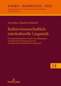 Cover image: Kulturwissenschaftlich-interkulturelle Linguistik 1st edition 9783631835012