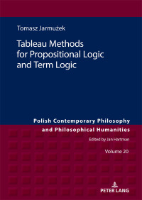Omslagafbeelding: Tableau Methods for Propositional Logic and Term Logic 1st edition 9783631833728