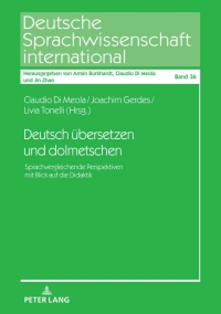 Cover image: Deutsch uebersetzen und dolmetschen 1st edition 9783631794784