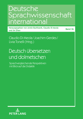 Cover image: Deutsch uebersetzen und dolmetschen 1st edition 9783631794784