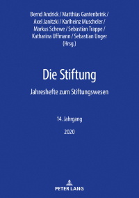 Cover image: Die Stiftung 1st edition 9783631844793