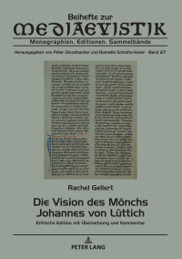 صورة الغلاف: Die Vision des Moenchs Johannes von Luettich 1st edition 9783631841297