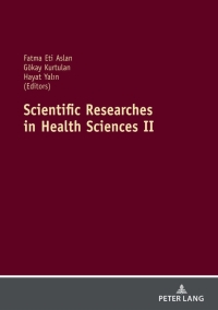 Immagine di copertina: Scientific Researches in Health Sciences II 1st edition 9783631843772