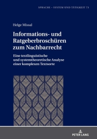 صورة الغلاف: Informations- und Ratgeberbroschueren zum Nachbarrecht 1st edition 9783631839256