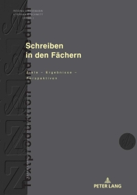 Imagen de portada: Schreiben in den Faechern 1st edition 9783631829820
