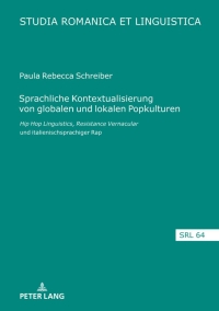 Imagen de portada: Sprachliche Kontextualisierung von globalen und lokalen Popkulturen 1st edition 9783631852491