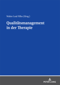 Titelbild: Qualitaetsmanagement in der Therapie 1st edition 9783631848272