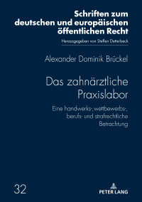 Imagen de portada: Das zahnaerztliche Praxislabor 1st edition 9783631847046
