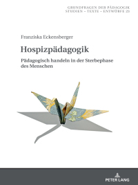 Cover image: Hospizpaedagogik 1st edition 9783631859391