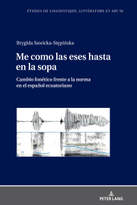 Imagen de portada: Me como las eses hasta en la sopa 1st edition 9783631856987