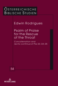 Imagen de portada: Psalm of Praise for the Rescue of the Throat 1st edition 9783631863749