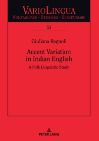 Imagen de portada: Accent Variation in Indian English 1st edition 9783631857427