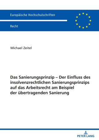 Imagen de portada: Das Sanierungsprinzip – Der Einfluss des insolvenzrechtlichen Sanierungsprinzips auf das Arbeitsrecht am Beispiel der uebertragenden Sanierung 1st edition 9783631864609
