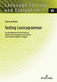 表紙画像: Testing Lexicogrammar 1st edition 9783631865408