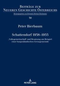 Cover image: Schattendorf 1938–1955 1st edition 9783631867327