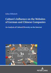 Omslagafbeelding: Culture’s Influence on the Websites of German and Chinese Companies 1st edition 9783631866870