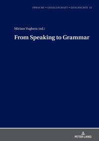 Cover image: From Speaking to Grammar 1st edition 9783631861608