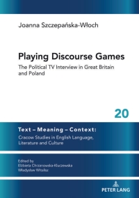 Cover image: Playing Discourse Games 1st edition 9783631851401