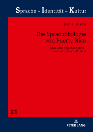 Cover image: Die Sprachoekologie von Puerto Rico 1st edition 9783631845783